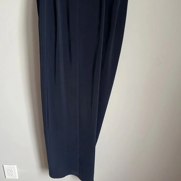 Shona Joy Cocktail Draped Dress in Navy - Picture 13 of 16
